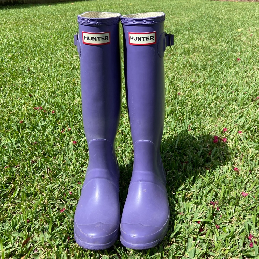 Purple Hunter boots